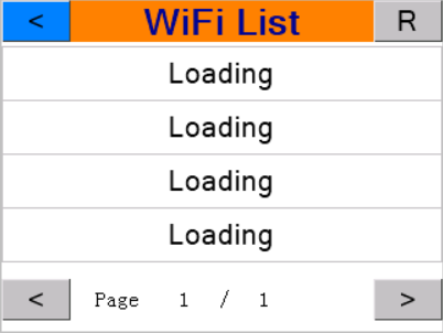 Wi-Fi List